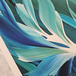 Piece of Paradise II painting by Rinske Douna - abstract acrylic art