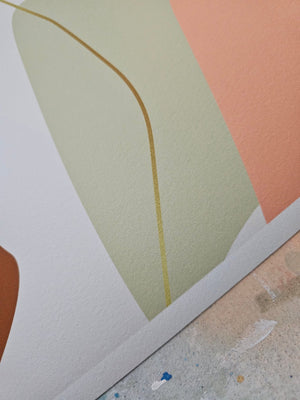 Purpose painting by Rinske Douna - abstract acrylic art