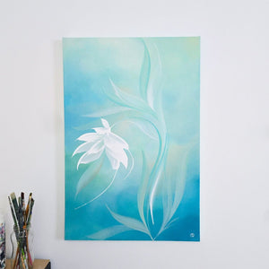 Relief painting by Rinske Douna - abstract acrylic art