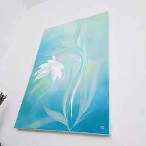 Relief painting by Rinske Douna - abstract acrylic art