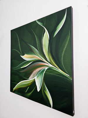 Roots painting by Rinske Douna - abstract acrylic art