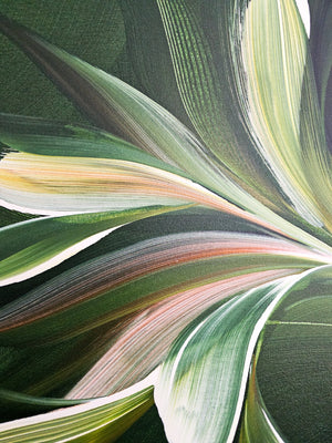 Roots painting by Rinske Douna - abstract acrylic art