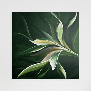 Roots painting by Rinske Douna - abstract acrylic art