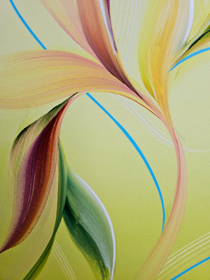 Sunlit painting by Rinske Douna - abstract acrylic art