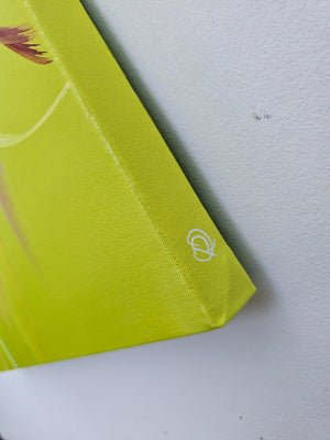 Sunlit painting by Rinske Douna - abstract acrylic art