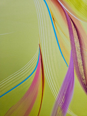 Sunlit painting by Rinske Douna - abstract acrylic art