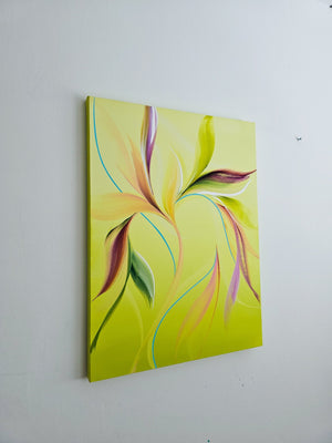 Sunlit painting by Rinske Douna - abstract acrylic art