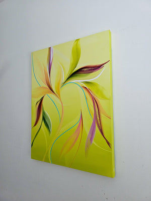 Sunlit painting by Rinske Douna - abstract acrylic art