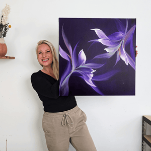 The Drama painting by Rinske Douna - abstract acrylic art