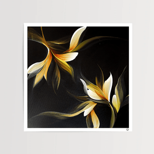 The Noir painting by Rinske Douna - abstract acrylic art