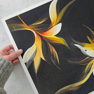 The Noir painting by Rinske Douna - abstract acrylic art