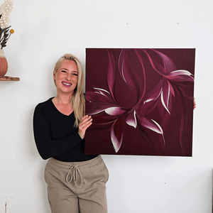 The Passion painting by Rinske Douna - abstract acrylic art