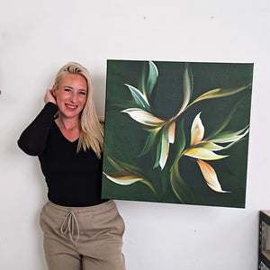 The Roots painting by Rinske Douna - abstract acrylic art