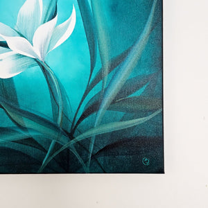 Where it drifts painting by Rinske Douna - abstract acrylic art