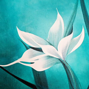 Where it drifts painting by Rinske Douna - abstract acrylic art