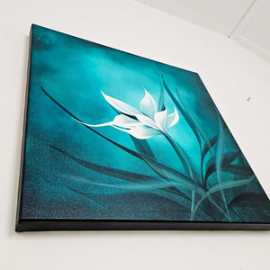 Where it drifts painting by Rinske Douna - abstract acrylic art