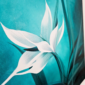 Where it drifts painting by Rinske Douna - abstract acrylic art