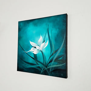 Where it drifts painting by Rinske Douna - abstract acrylic art