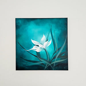 Where it drifts painting by Rinske Douna - abstract acrylic art