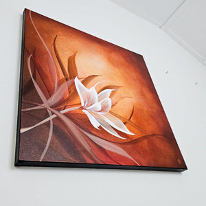 Where it grounds painting by Rinske Douna - abstract acrylic art