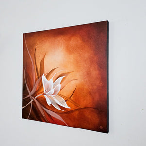 Where it grounds painting by Rinske Douna - abstract acrylic art