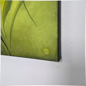 Where it grows painting by Rinske Douna - abstract acrylic art