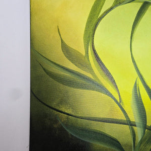 Where it grows painting by Rinske Douna - abstract acrylic art