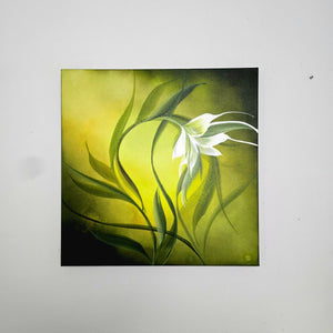 Where it grows painting by Rinske Douna - abstract acrylic art