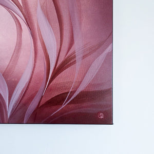 Where it lingers painting by Rinske Douna - abstract acrylic art