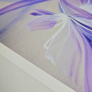 Whimsy in Lavender painting by Rinske Douna - abstract acrylic art