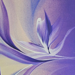 Whimsy in Lavender painting by Rinske Douna - abstract acrylic art