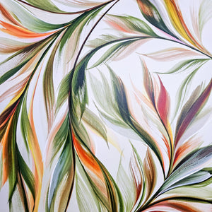 Whirlwind painting by Rinske Douna - abstract acrylic art