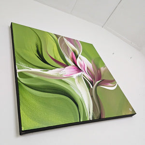 Wild at heart painting by Rinske Douna - abstract acrylic art