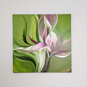 Wild at heart painting by Rinske Douna - abstract acrylic art
