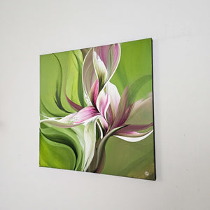 Wild at heart painting by Rinske Douna - abstract acrylic art