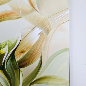 With the wind painting by Rinske Douna - abstract acrylic art