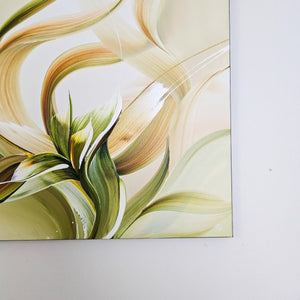 With the wind painting by Rinske Douna - abstract acrylic art