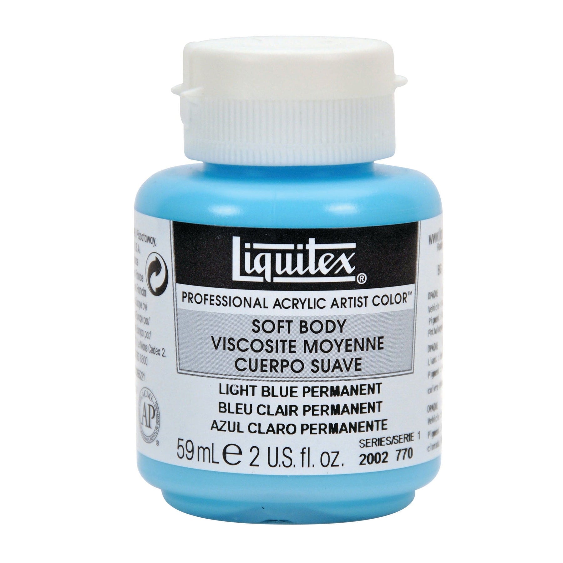 Liquitex Professional Soft Body Acrylic 2oz Light Blue Permanent