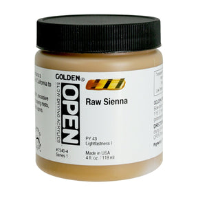OPEN Acrylic Colors 4oz Jars