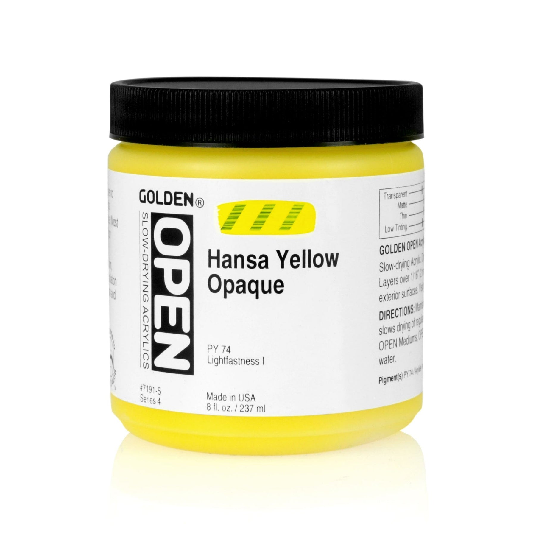 OPEN Acrylic Colors 8oz Jars