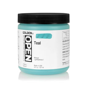 OPEN Acrylic Colors 8oz Jars