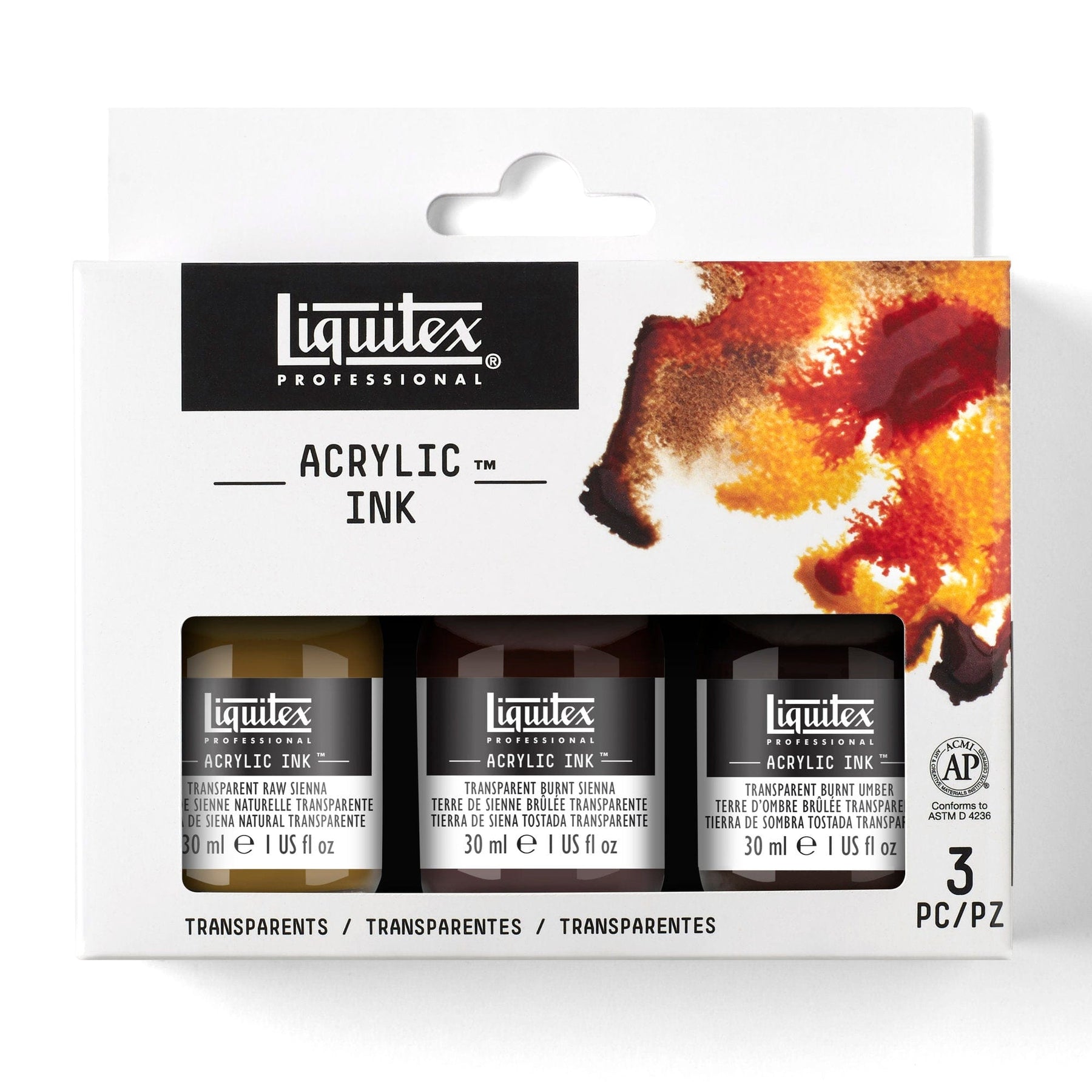 Professional Acrylic Ink | Set, 3-Colors