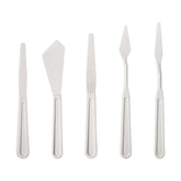 Plastic Palette & Painting Knives Set, 5-Piece Set
