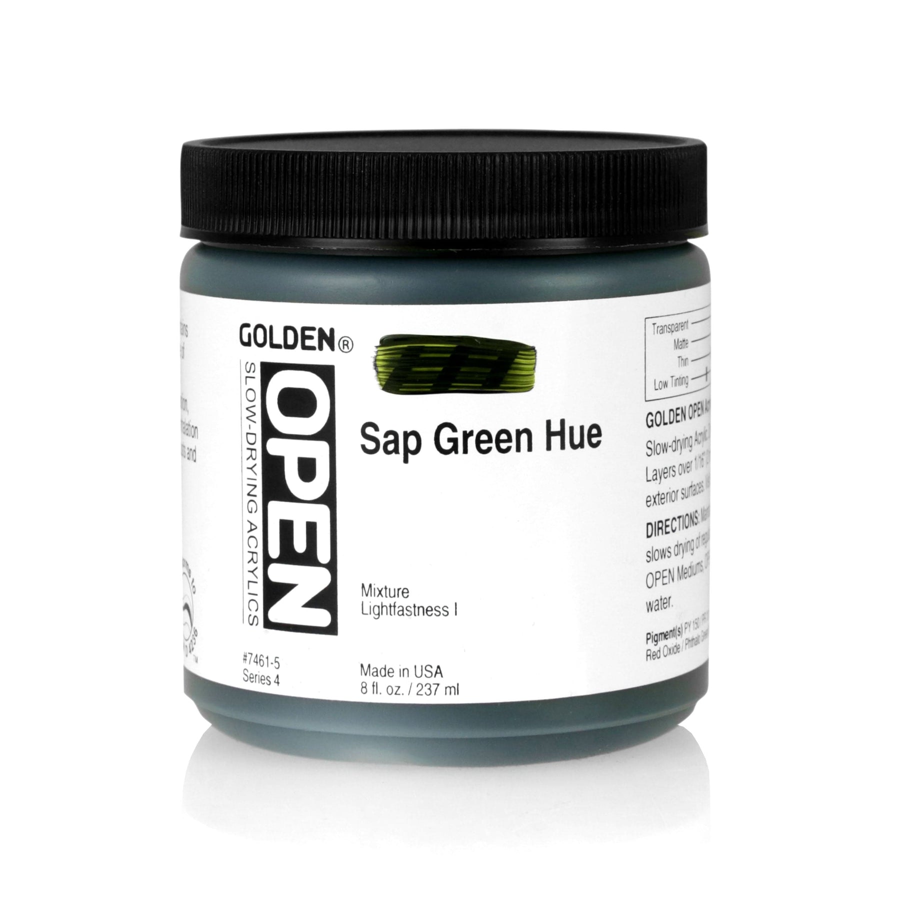 OPEN Acrylic Colors 8oz Jars