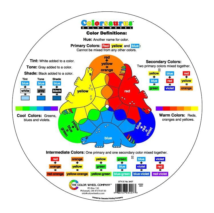 Colorsaurus Children Color Wheel